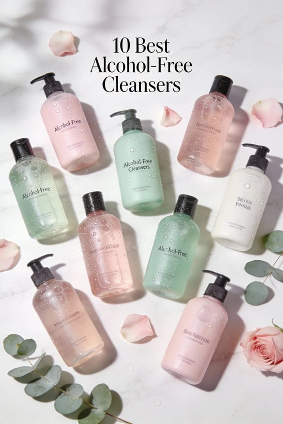 alcohol free soothing cleansers