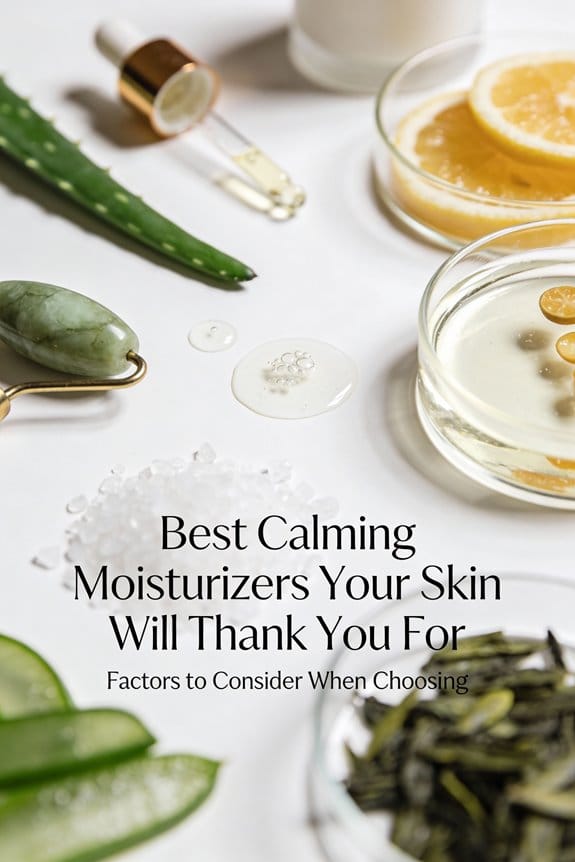calming ingredients for moisturizers