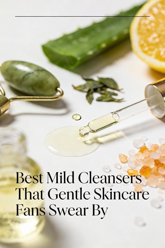 choose suitable mild cleanser
