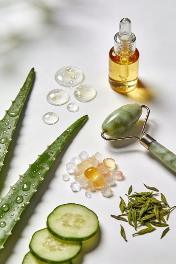 differentiating facial redness conditions