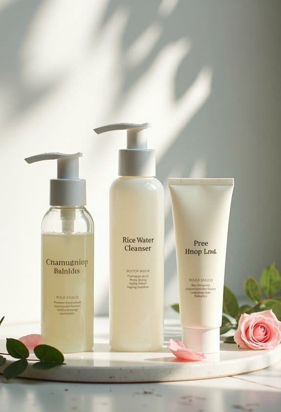 rice water skin cleansers