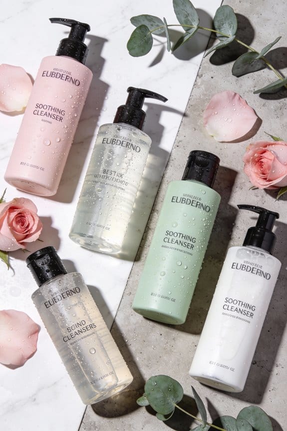 soothing cleansers for skin