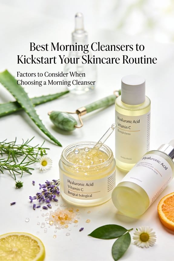 tailored morning cleanser choice