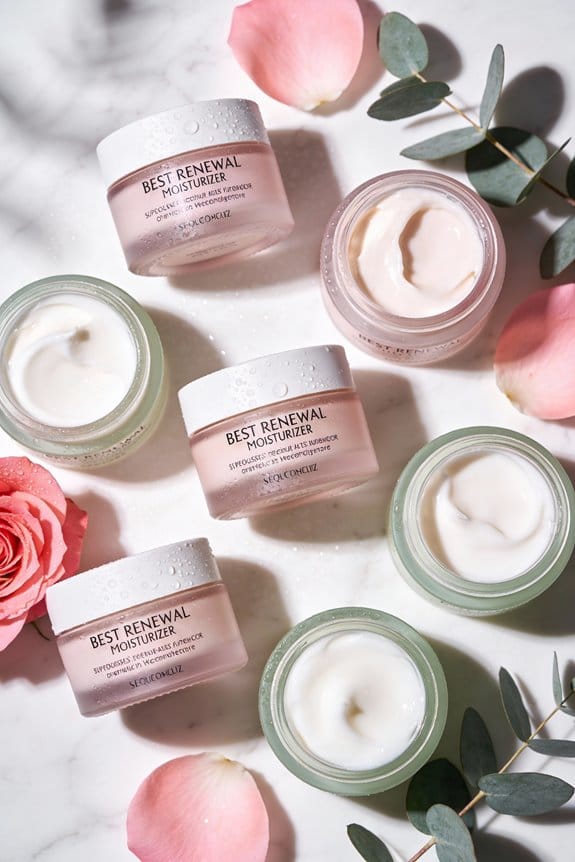 transformative renewal moisturizers list